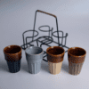 Kulhad Chai Glasses with Stand