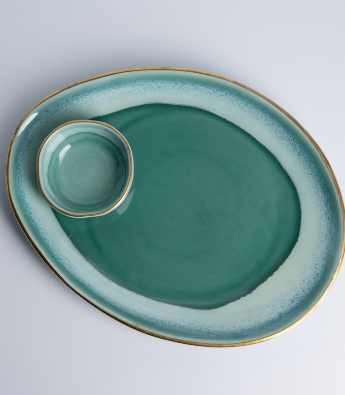 Oval Platter (Gold Lining)