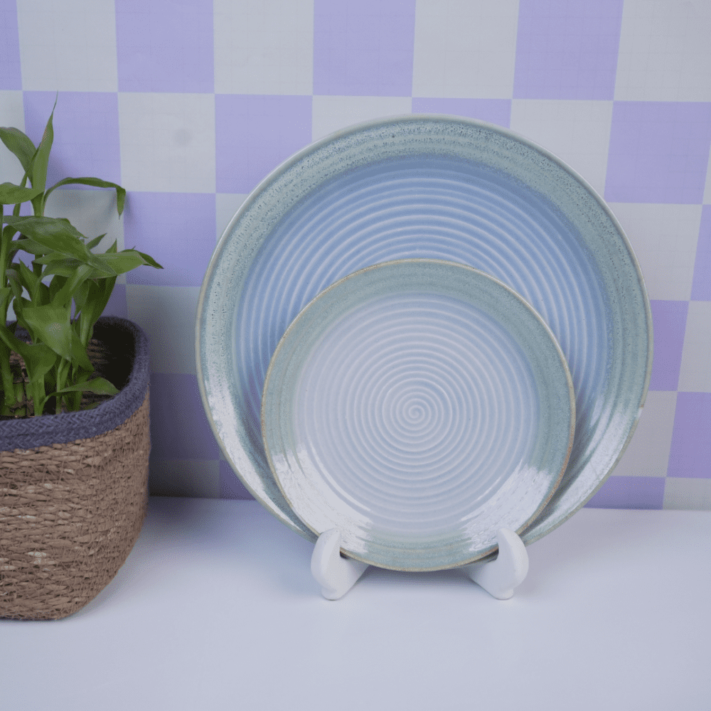 Sea Green Dinner Set (Set of 26 Pcs) - Image 2