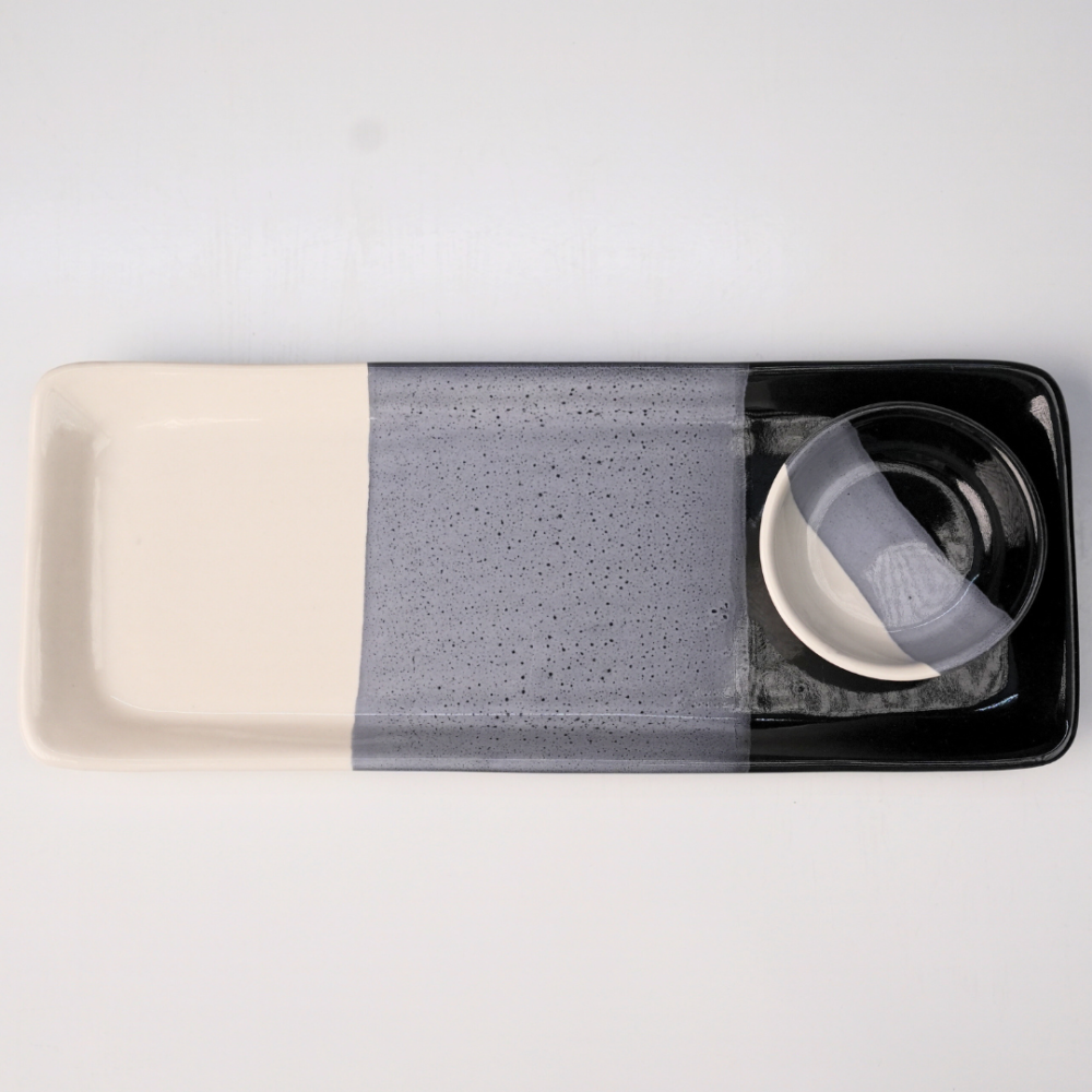 Tri Colour Chip & Dip platter - Image 3