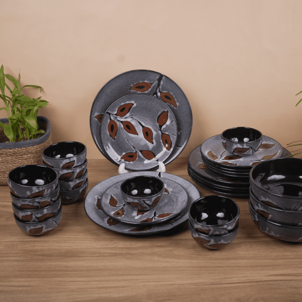 Wax Dinner Set (Set of 27 Pcs)