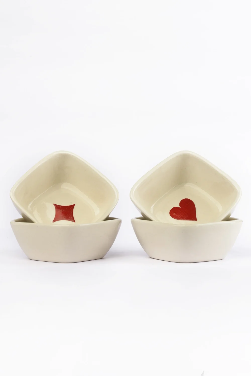 CARD BOWLS (set  of 4)