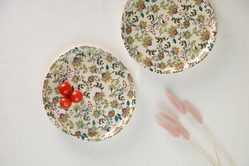 FLORAL DESSERT PLATES - Image 5