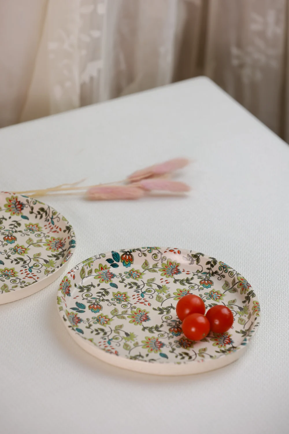 FLORAL DESSERT PLATES - Image 4