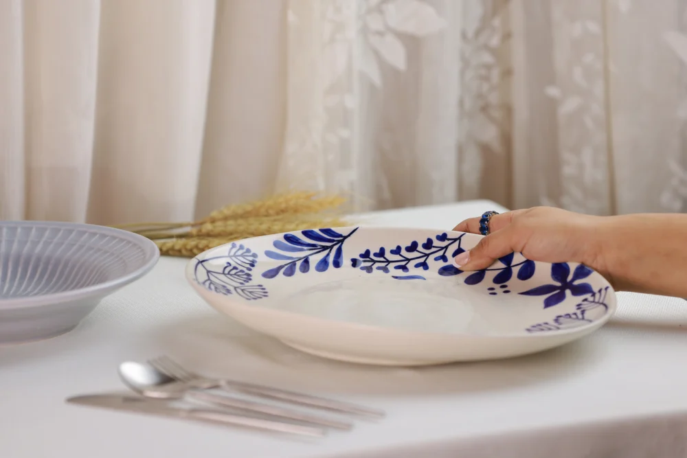 INDIGO PETAL PLATE - Image 5