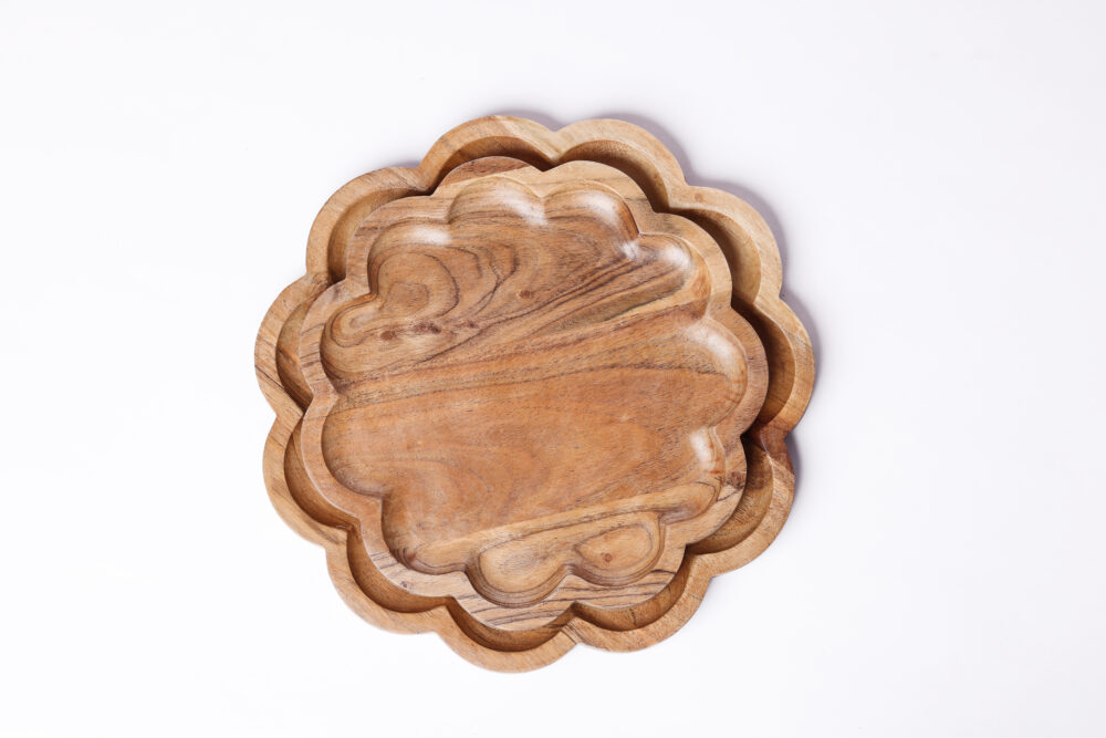 SCALLOP TRAY SET OF 2