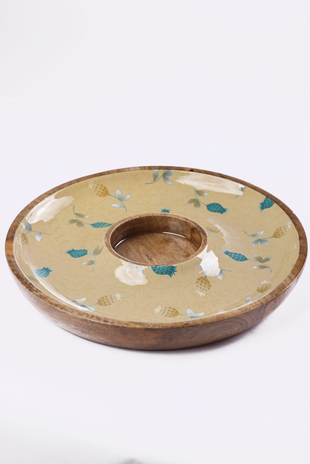 TEAL BOTANICA CHIP N DIP PLATTER